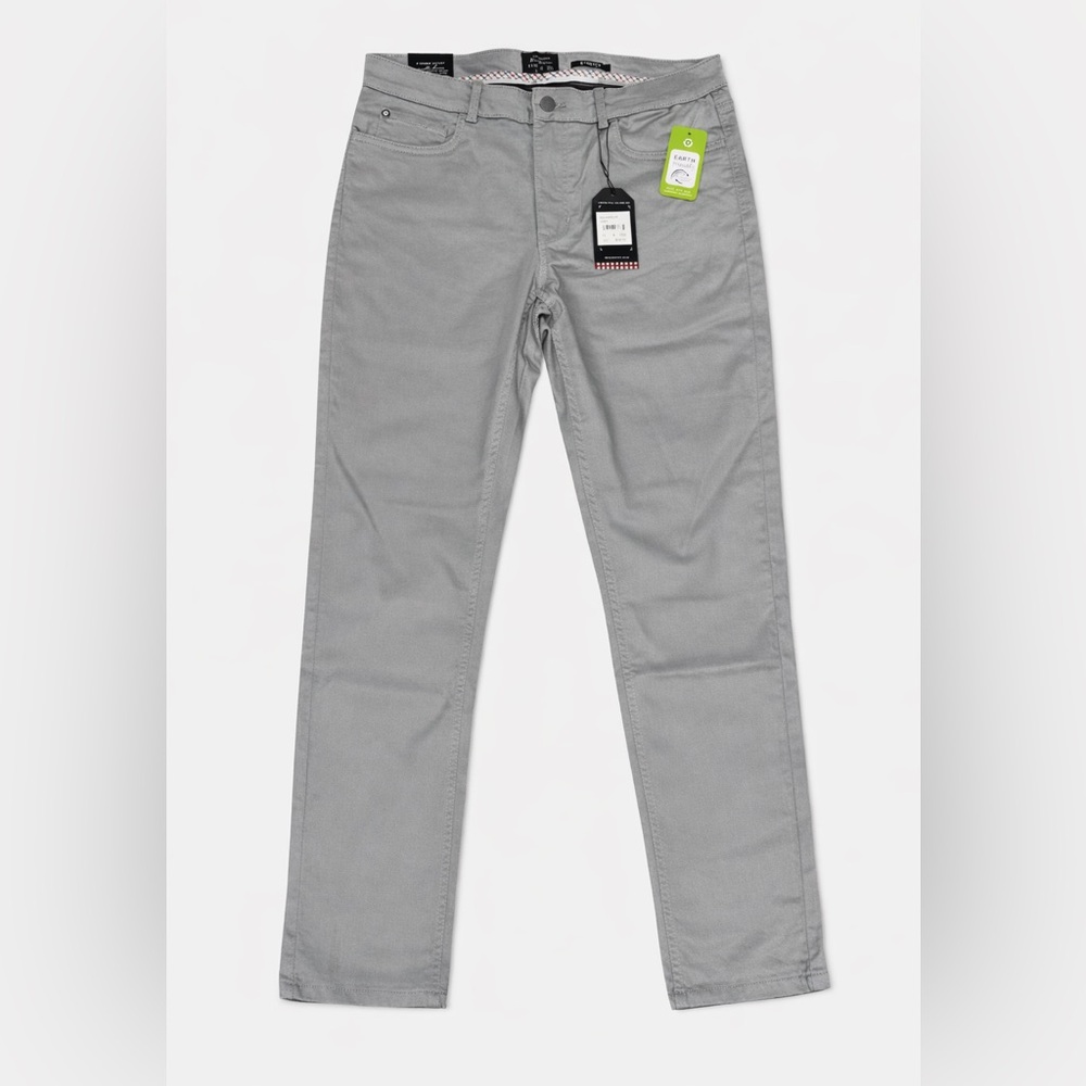 Ben Sherman Men’s Slim Fit Stretch Dress Pants 33x32 | Gray | NWT | comfortable - Picture 2 of 11